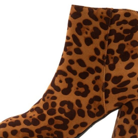 Moody Square Toe Booties - Picture 2 of 7